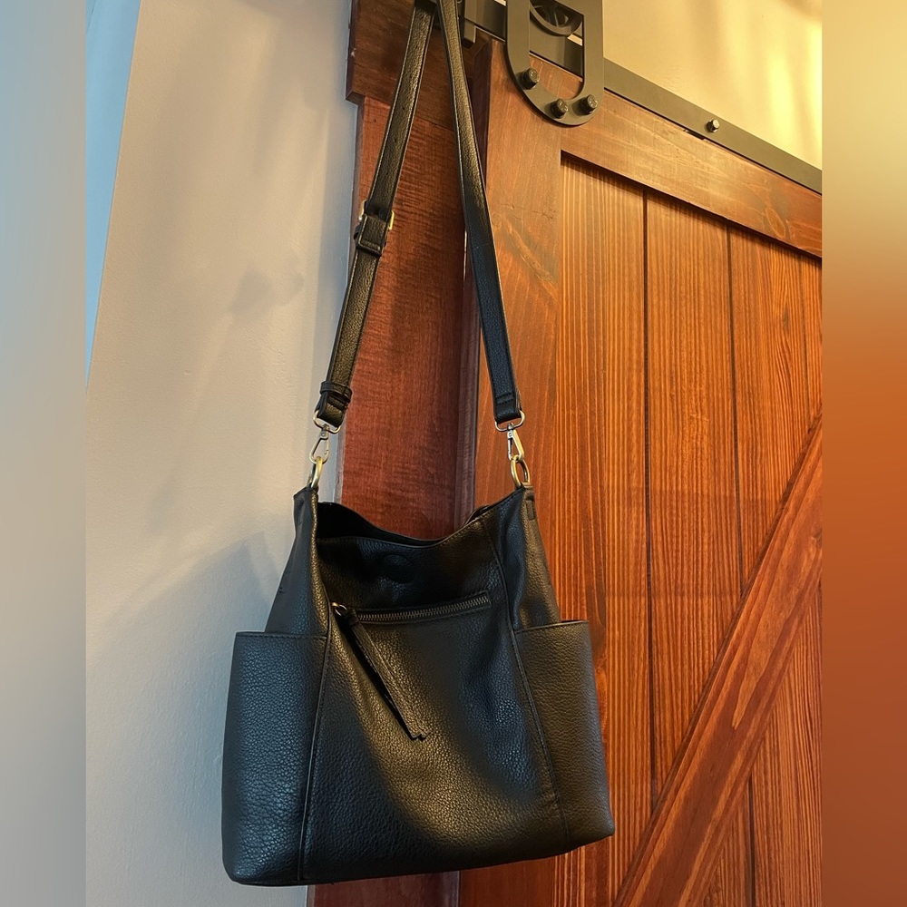 Crossbody from Mindy Mae’s Market. Converts to a smaller crossbody.